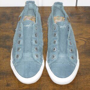 Blowfish Malibu Slip-on Sneakers in Blue Jean Fabric